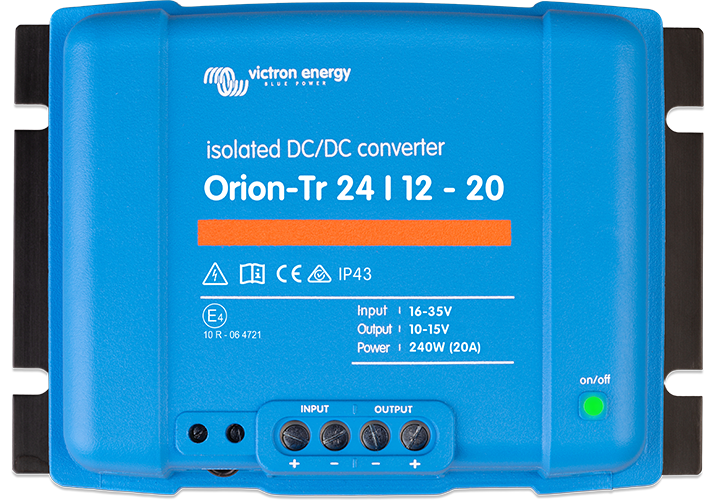 DC-DC konvertory Orion-Tr izolované